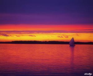Sunset Sets Sail